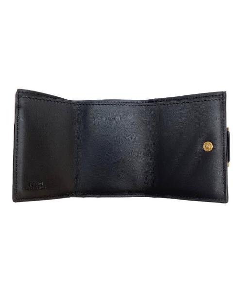 FENDI（フェンディ）FENDI (フェンディ) 3つ折り財布 ブラックの古着・服飾アイテム
