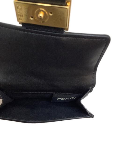FENDI（フェンディ）FENDI (フェンディ) 3つ折り財布 ブラックの古着・服飾アイテム