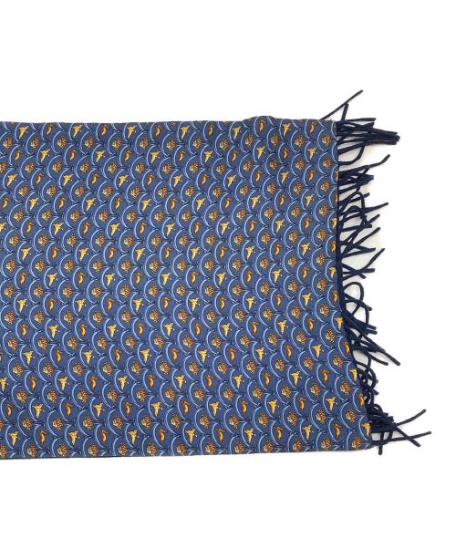 Salvatore Ferragamo（サルヴァトーレ フェラガモ）Salvatore Ferragamo (サルヴァトーレ フェラガモ) マフラー ブルーの古着・服飾アイテム