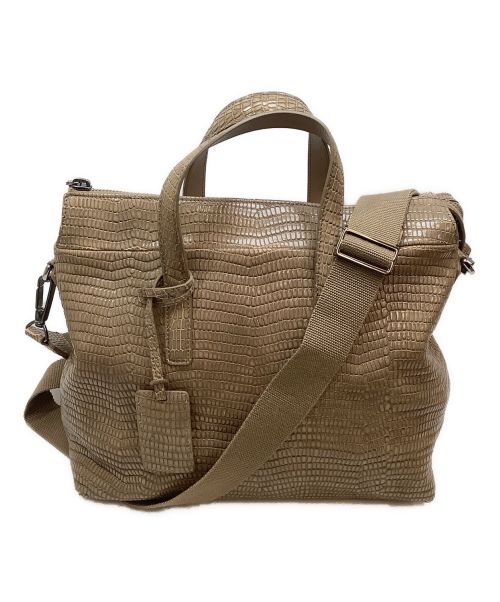 HIROFU（ヒロフ）HIROFU (ヒロフ) 2WAYショルダーバッグ ベージュの古着・服飾アイテム