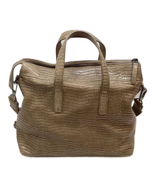 HIROFU（ヒロフ）HIROFU (ヒロフ) 2WAYショルダーバッグ ベージュの古着・服飾アイテム