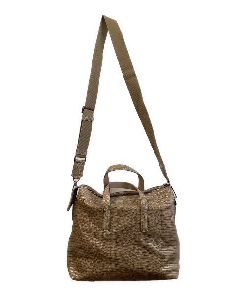 HIROFU（ヒロフ）HIROFU (ヒロフ) 2WAYショルダーバッグ ベージュの古着・服飾アイテム