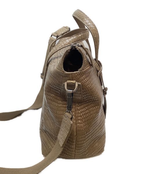 HIROFU（ヒロフ）HIROFU (ヒロフ) 2WAYショルダーバッグ ベージュの古着・服飾アイテム