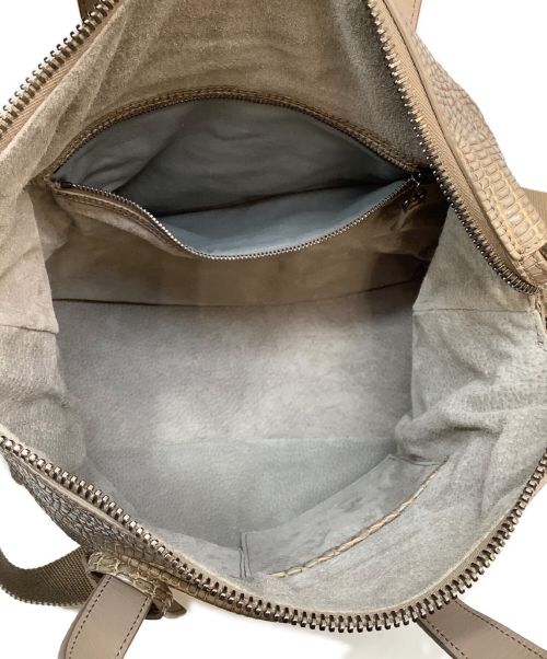 HIROFU（ヒロフ）HIROFU (ヒロフ) 2WAYショルダーバッグ ベージュの古着・服飾アイテム