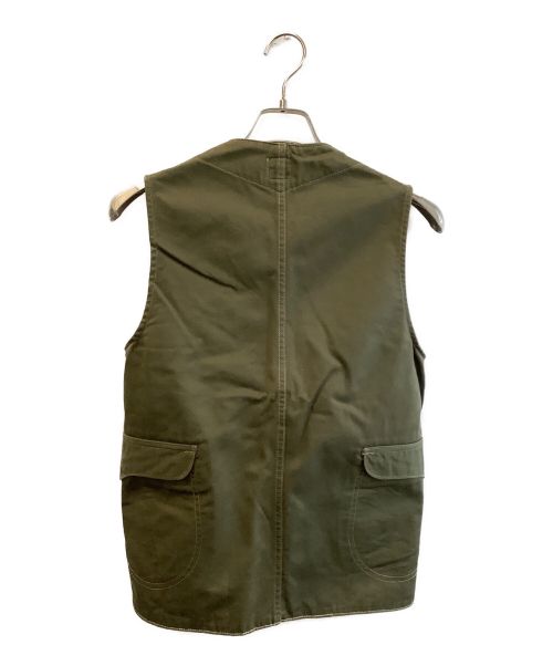 POST O'ALLS（ポストオーバーオールズ）POST O'ALLS (ポストオーバーオールズ) ハンティングベスト カーキ サイズ:XSの古着・服飾アイテム