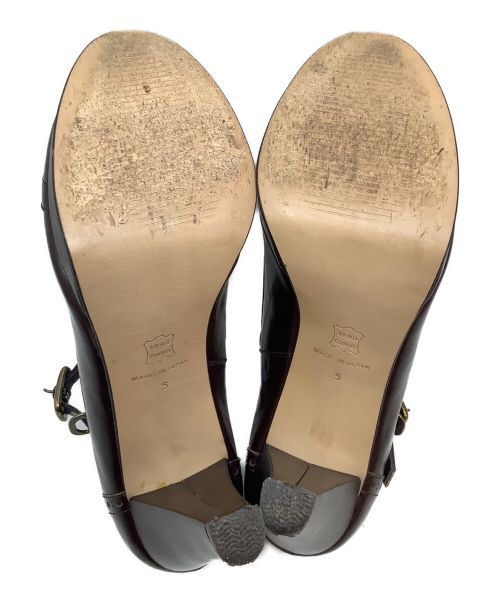 BURBERRY BLUE LABEL（バーバリーロンドンブルーレーベル）BURBERRY BLUE LABEL (バーバリーブルーレーベル) パンプス ブラウン サイズ:5の古着・服飾アイテム