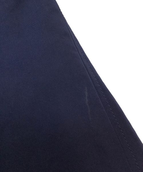 NOLLEY'S（ノーリーズ）NOLLEY'S (ノーリーズ) トリアセ混タッサーベルテッドコート ネイビー サイズ:Sの古着・服飾アイテム