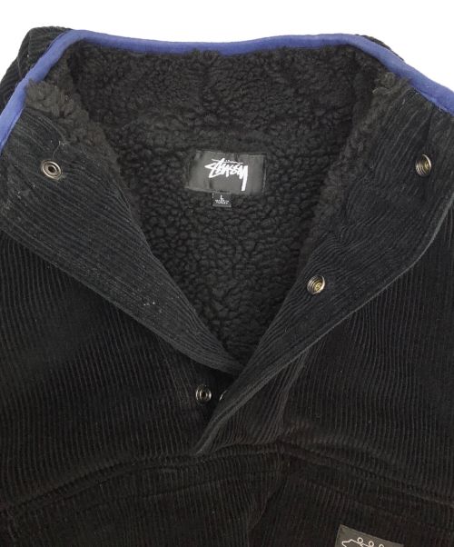 stussy（ステューシー）stussy (ステューシー) フリースジャケット ブラック サイズ:Lの古着・服飾アイテム