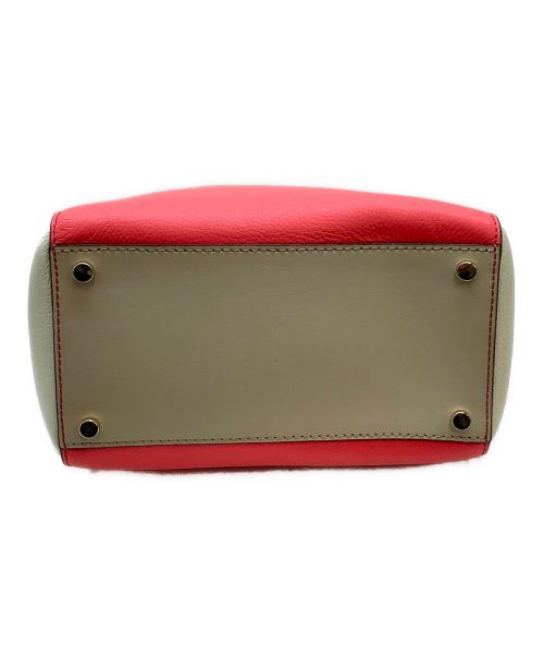 Kate Spade（ケイトスペード）Kate Spade (ケイトスペード) トートバッグ ピンク×アイボリーの古着・服飾アイテム