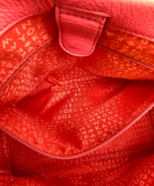 Kate Spade（ケイトスペード）Kate Spade (ケイトスペード) トートバッグ ピンク×アイボリーの古着・服飾アイテム