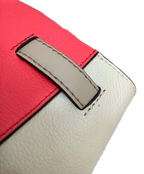 Kate Spade（ケイトスペード）Kate Spade (ケイトスペード) トートバッグ ピンク×アイボリーの古着・服飾アイテム