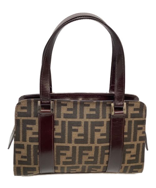 FENDI（フェンディ）FENDI (フェンディ) ミニバッグ ブラウン×ブラックの古着・服飾アイテム
