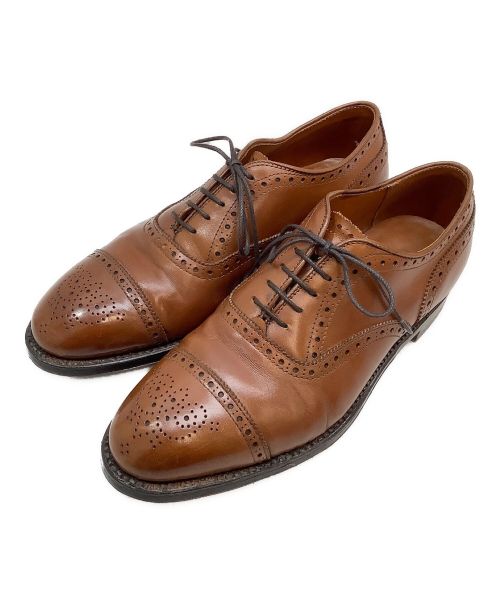 Alden（オールデン）Alden (オールデン) メダリオンシューズ ブラウン サイズ:7の古着・服飾アイテム