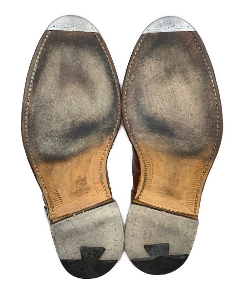 Alden（オールデン）Alden (オールデン) メダリオンシューズ ブラウン サイズ:7の古着・服飾アイテム