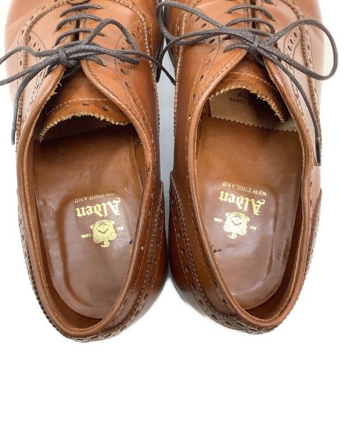 Alden（オールデン）Alden (オールデン) メダリオンシューズ ブラウン サイズ:7の古着・服飾アイテム
