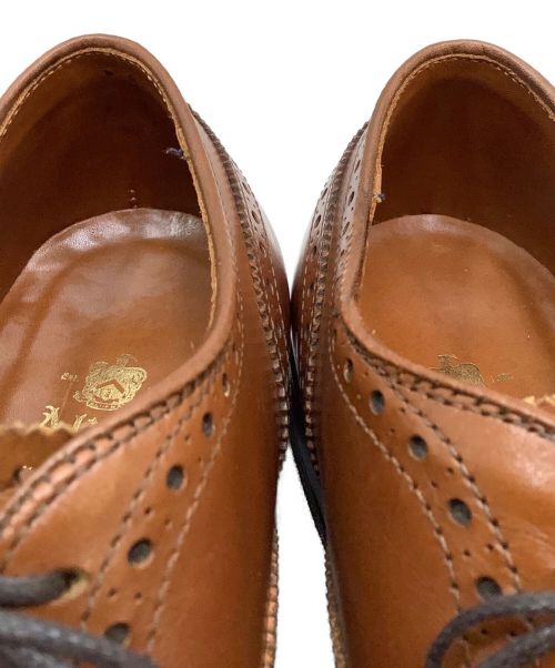 Alden（オールデン）Alden (オールデン) メダリオンシューズ ブラウン サイズ:7の古着・服飾アイテム