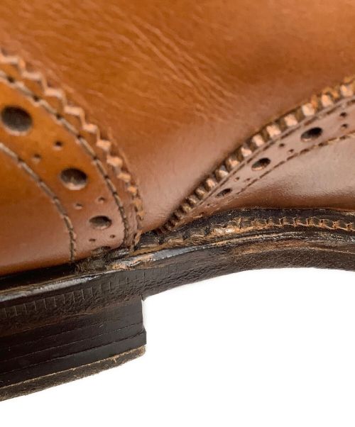 Alden（オールデン）Alden (オールデン) メダリオンシューズ ブラウン サイズ:7の古着・服飾アイテム