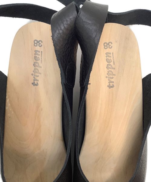 Trippen（トリッペン）Trippen (トリッペン) サンダル ベージュ×ブラック サイズ:38の古着・服飾アイテム