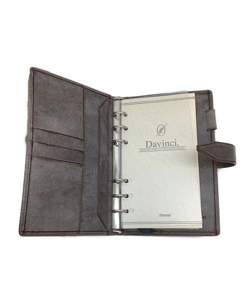 Davinci（ダヴィンチ）Davinci (ダヴィンチ) システム手帳 ブラウン 未使用品の古着・服飾アイテム