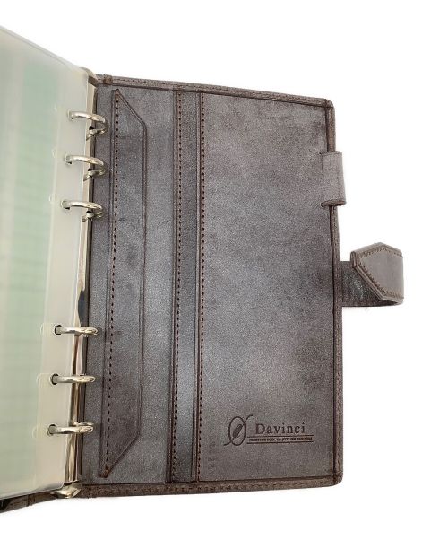 Davinci（ダヴィンチ）Davinci (ダヴィンチ) システム手帳 ブラウン 未使用品の古着・服飾アイテム