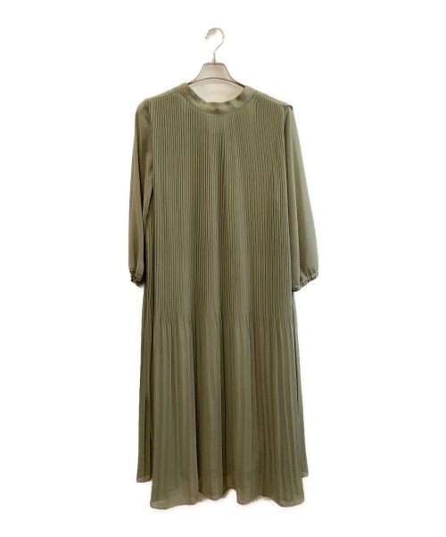 Mila Owen（ミラオーウェン）Mila Owen (ミラオーウェン) 長袖ワンピース 黄緑 サイズ:1の古着・服飾アイテム