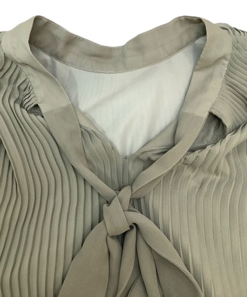 Mila Owen（ミラオーウェン）Mila Owen (ミラオーウェン) 長袖ワンピース 黄緑 サイズ:1の古着・服飾アイテム