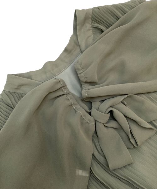 Mila Owen（ミラオーウェン）Mila Owen (ミラオーウェン) 長袖ワンピース 黄緑 サイズ:1の古着・服飾アイテム