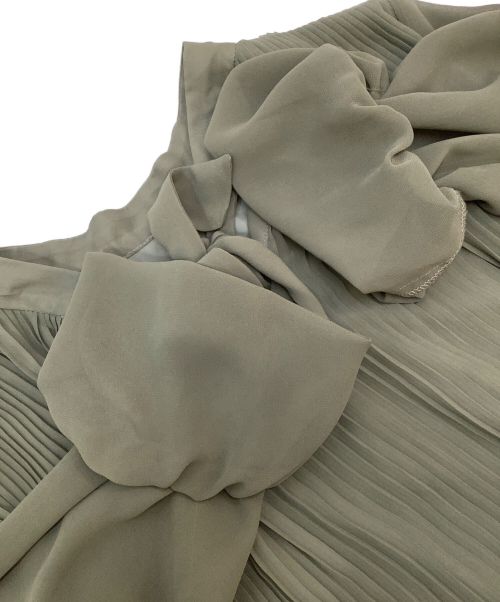 Mila Owen（ミラオーウェン）Mila Owen (ミラオーウェン) 長袖ワンピース 黄緑 サイズ:1の古着・服飾アイテム