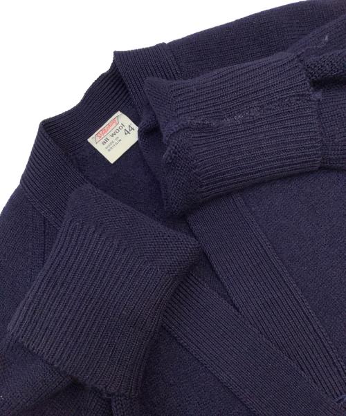 St Michael（セントミカエル）St Michael (セントミカエル) ニットカーディガン ネイビー サイズ:44の古着・服飾アイテム