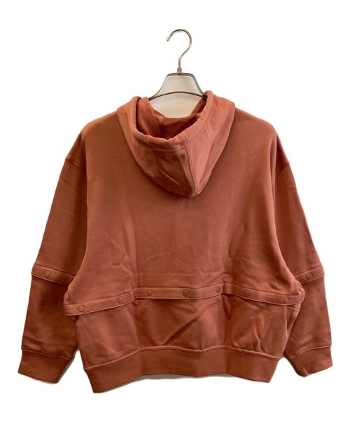 adidas（アディダス）adidas (アディダス) プルオーバーパーカー オレンジ サイズ:Lの古着・服飾アイテム