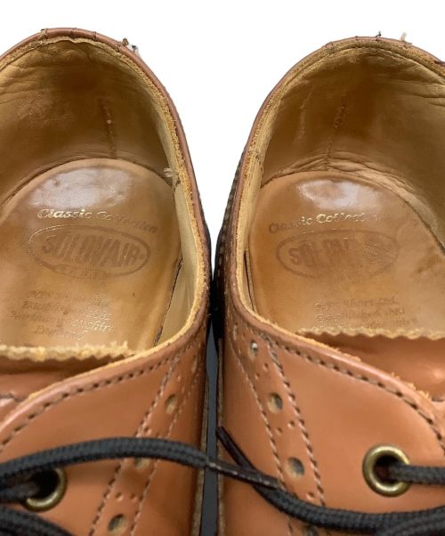 SOLOVAIR（ソロヴェアー）SOLOVAIR (ソロヴェアー) ドレスシューズ ブラウン サイズ:8の古着・服飾アイテム