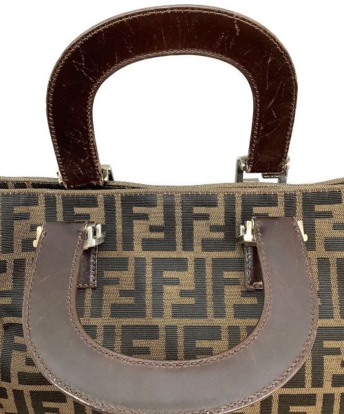 FENDI（フェンディ）FENDI (フェンディ) ハンドバッグ ブラウンの古着・服飾アイテム