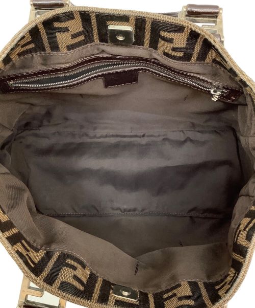 FENDI（フェンディ）FENDI (フェンディ) ハンドバッグ ブラウンの古着・服飾アイテム