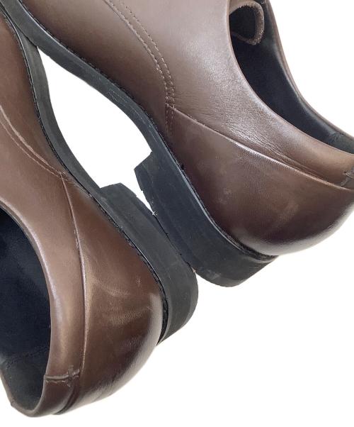 asics（アシックス）asics (アシックス) ストレートチップシューズ ブラウン サイズ:27の古着・服飾アイテム