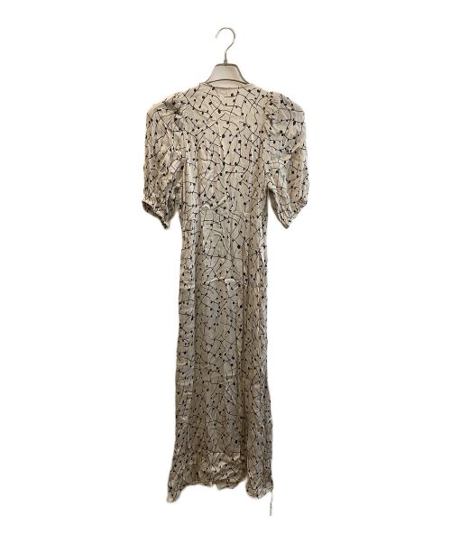 FRAY ID（フレイ アイディー）FRAY ID (フレイ アイディー) ワンピース アイボリー×ブラックの古着・服飾アイテム