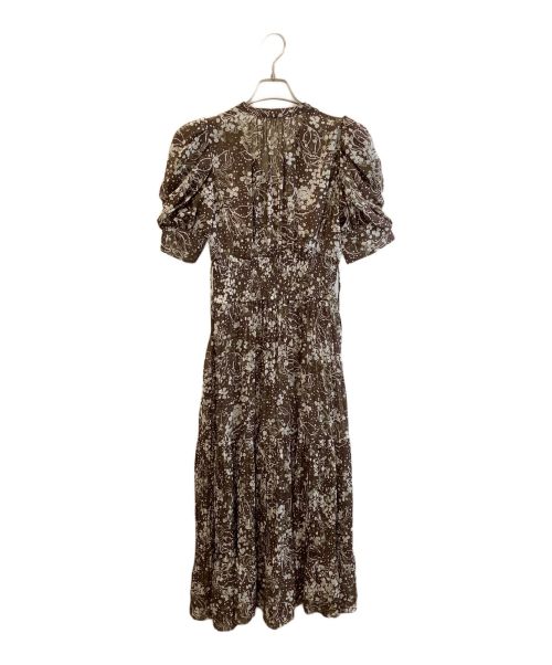 Snidel（スナイデル）Snidel (スナイデル) ワンピース ブラウン×ホワイトの古着・服飾アイテム