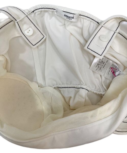 emmi yoga（エミ ヨガ）emmi yoga (エミ ヨガ) オールインワン ホワイト サイズ:1 未使用品の古着・服飾アイテム