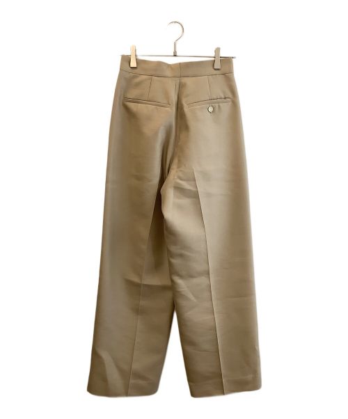 ebure（エブール）ebure (エブール) スラックス ベージュ サイズ:36の古着・服飾アイテム