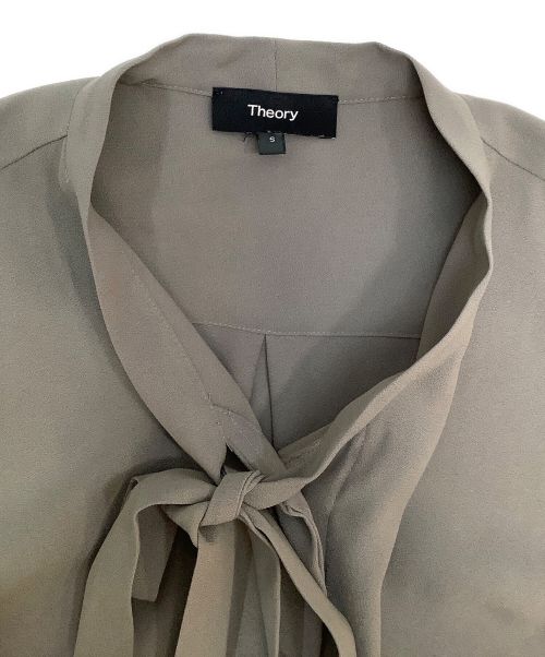 theory（セオリー）theory (セオリー) 長袖ブラウス グレー サイズ:Sの古着・服飾アイテム