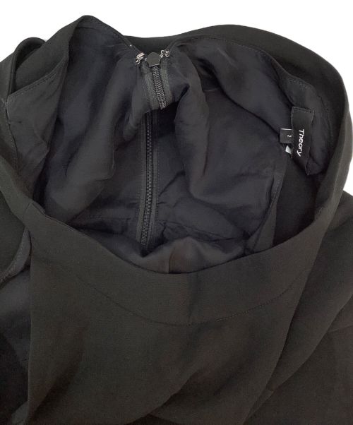 theory（セオリー）theory (セオリー) ワンピース ブラック サイズ:2の古着・服飾アイテム