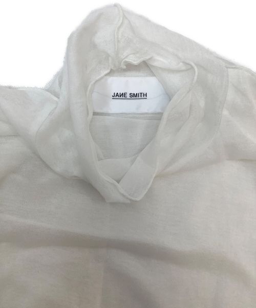 JANE SMITH（ジェーンスミス）JANE SMITH (ジェーンスミス) 長袖カットソー ホワイト サイズ:38の古着・服飾アイテム