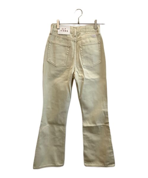 SLY JEANS（スライ ジーンズ）SLY JEANS (スライ ジーンズ) デニムパンツ ベージュ サイズ:S 未使用品の古着・服飾アイテム