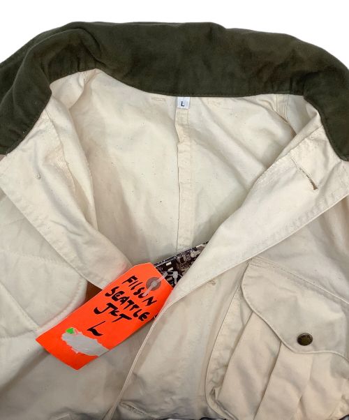 C.C. Filson（フィルソン）C.C. Filson (フィルソン) ハンティングジャケット アイボリー サイズ:Lの古着・服飾アイテム
