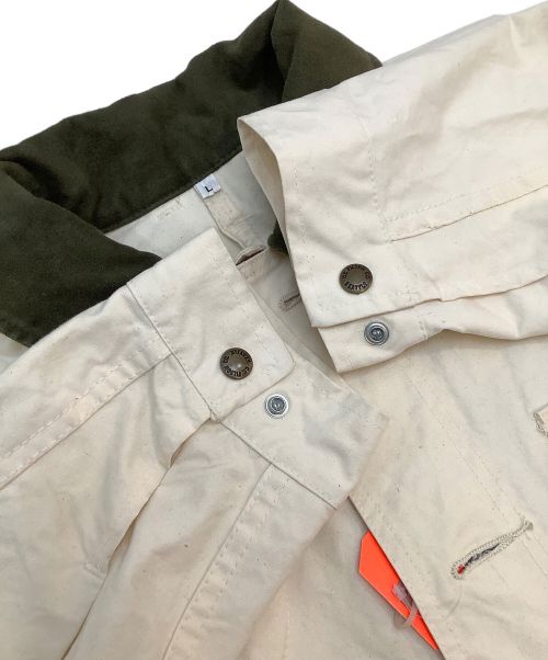 C.C. Filson（フィルソン）C.C. Filson (フィルソン) ハンティングジャケット アイボリー サイズ:Lの古着・服飾アイテム