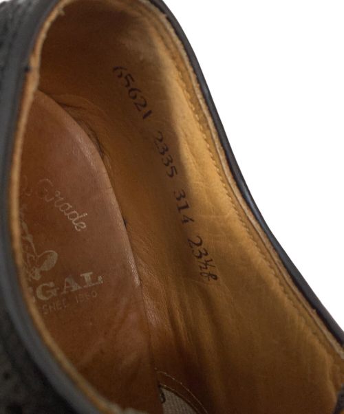 REGAL（リーガル）REGAL (リーガル) ウィングチップシューズ ブラック サイズ:23.5の古着・服飾アイテム