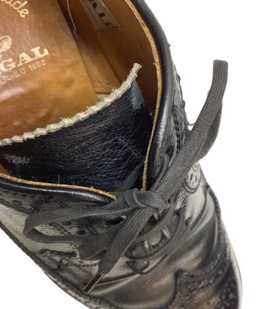 REGAL（リーガル）REGAL (リーガル) ウィングチップシューズ ブラック サイズ:23.5の古着・服飾アイテム