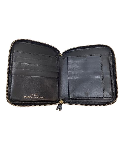 COMME des GARCONS（コムデギャルソン）COMME des GARCONS (コムデギャルソン) ラウンドファスナー財布 ブラックの古着・服飾アイテム