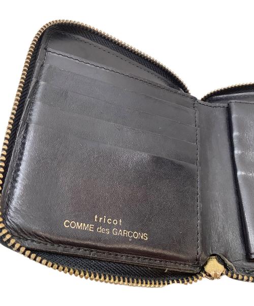 COMME des GARCONS（コムデギャルソン）COMME des GARCONS (コムデギャルソン) ラウンドファスナー財布 ブラックの古着・服飾アイテム