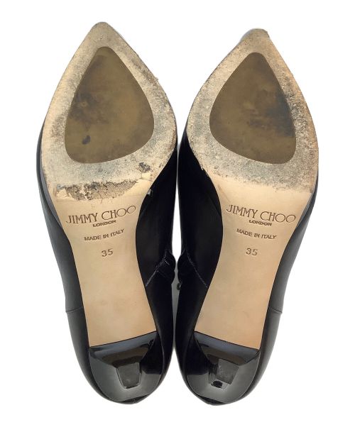 JIMMY CHOO（ジミーチュウ）JIMMY CHOO (ジミーチュウ) ショートブーツ ブラック サイズ:35の古着・服飾アイテム