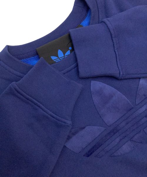 adidas（アディダス）adidas (アディダス) BLUEVERSION クルーネックスウェット ブルー サイズ:Sの古着・服飾アイテム